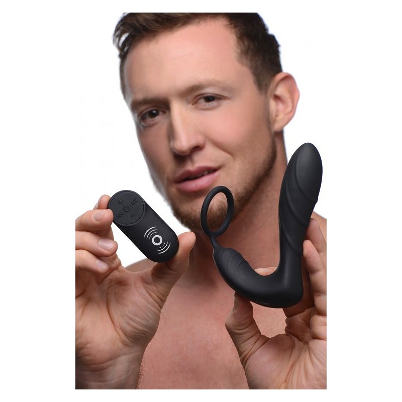 Vibrador prostático con control inalámbrico